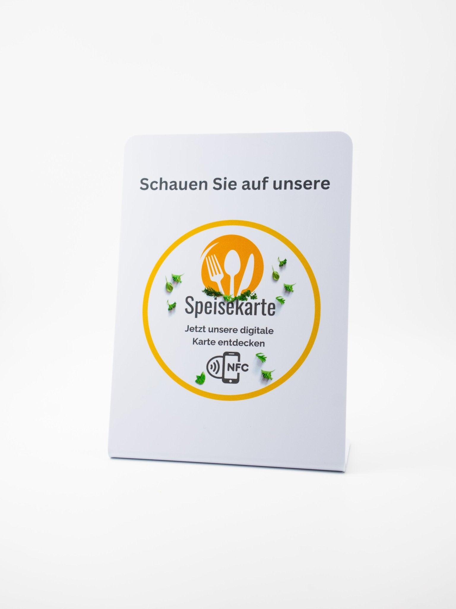 Speisekarten NFC - Aufsteller - Custom Ratings